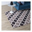 8 x 13 rug Modway Furniture Rugs Charcoal and Black