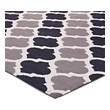 green white rug Modway Furniture Rugs Charcoal and Black