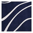 two rugs in one room Modway Furniture Rugs Navy and Ivory