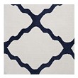 blue navy rug Modway Furniture Rugs Ivory and Navy