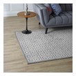 5x 8 rug Modway Furniture Rugs White and Light Gray