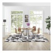 blue rugs for kitchen Modway Furniture Rugs Black, Gray and White