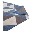 navy rug Modway Furniture Rugs Blue, White and Gray