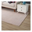 7 10 x 9 10 rug size Modway Furniture Rugs Ivory, Cameo Rose and Light Blue