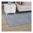 solid gray rug Modway Furniture Rugs Ivory, Cadet Blue and Citron