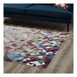 navy blue carpet living room Modway Furniture Rugs Multicolored