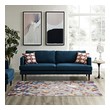 navy blue carpet living room Modway Furniture Rugs Multicolored