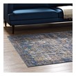 12 by 10 rug Modway Furniture Rugs Blue Gray, Yellow and Orange