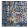 blue and beige area rugs 8x10 Modway Furniture Rugs Blue Gray, Yellow and Orange
