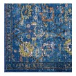 solid gray rug Modway Furniture Rugs Dark Blue, Yellow and Orange