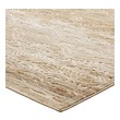 neutral pattern rug Modway Furniture Rugs Tan and Cream