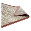solid beige area rug Modway Furniture Rugs Tan and Walnut Brown