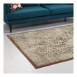 carpet 7 x 10 Modway Furniture Rugs Tan and Walnut Brown