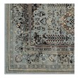 red floor runner Modway Furniture Rugs Brown and Silver Blue