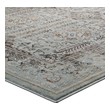 red floor runner Modway Furniture Rugs Brown and Silver Blue