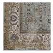 2 x 3 rug size Modway Furniture Rugs Silver Blue, Beige and Brown