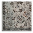 3 ft x 5 ft rug Modway Furniture Rugs Silver Blue, Beige and Brown