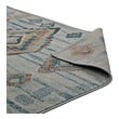 blue throw rugs Modway Furniture Rugs Rugs Silver Blue, Beige and Brown