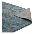black and white rugs for living room Modway Furniture Rugs Rugs Silver Blue, Teal and Beige