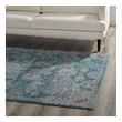 black and white rugs for living room Modway Furniture Rugs Rugs Silver Blue, Teal and Beige