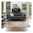 ivory and gray area rug 8x10 Modway Furniture Rugs Multicolored