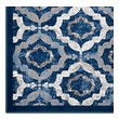 large floor rugs Modway Furniture Rugs Beige, Moroccan Blue and Ivory