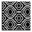 blue yellow rug Modway Furniture Rugs Black and White