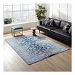 7 by 8 area rugs Modway Furniture Rugs Moroccan Blue