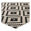 beige and grey rug Modway Furniture Rugs Black and Beige