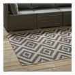 cheap rug runners for hallways Modway Furniture Rugs Gray and Beige