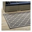 patterned carpets for living room Modway Furniture Rugs Gray and Beige