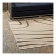 entryway rug size Modway Furniture Rugs Light and Dark Beige
