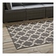 8 by 11 rug Modway Furniture Rugs Gray and Beige