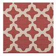 circle rug living room Modway Furniture Rugs Rugs Red and Beige