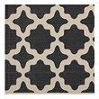 yellow accent rug Modway Furniture Rugs Black and Beige