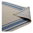 white shag rug Modway Furniture Rugs Blue and Beige