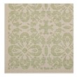 area rug over carpet Modway Furniture Rugs Light Green and Beige