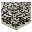 hand tufted rug Modway Furniture Rugs Black and Beige
