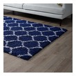 blue grey yellow rug Modway Furniture Rugs Navy and Ivory