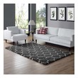 10 by 13 rug Modway Furniture Rugs Dark Gray and Ivory