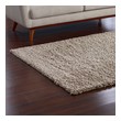 white kitchen rug Modway Furniture Rugs Beige and Ivory