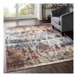 area rug with black accents Modway Furniture Rugs Multicolored