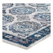 hallway runner carpet Modway Furniture Rugs Ivory and Blue