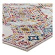 black white gray area rug Modway Furniture Rugs Rugs Ivory, Blue, Orange, Yellow, Red