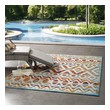 navy rugs for living room Modway Furniture Rugs Multicolored