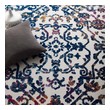 3 by 4 rug Modway Furniture Rugs Ivory, Dark Blue, Multicolored