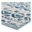 blue carpet rug Modway Furniture Rugs Ivory and Blue