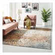 gray and white area rug 8x10 Modway Furniture Rugs Multicolored