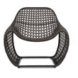 reading lounge chair for bedroom Oggetti Chairs Leather, open weave