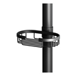 tower shower with body jets Pulse Matte Black